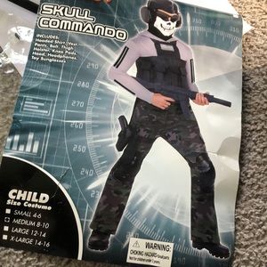 Halloween costume skull commando